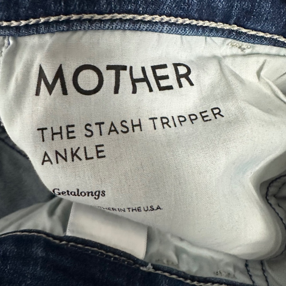 Mother The Stash Tripper Ankle Jeans in Getalongs 29 - Picture 14 of 14